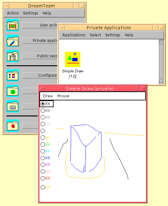private drawing tool